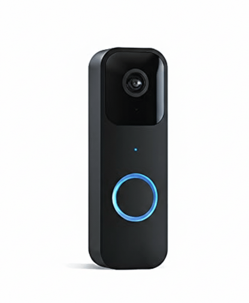 Refurbished Video Doorbell (2023 release), Two-way audio, HD video, motion and chime app alerts and Alexa enabled — wired or wire-free (Black)